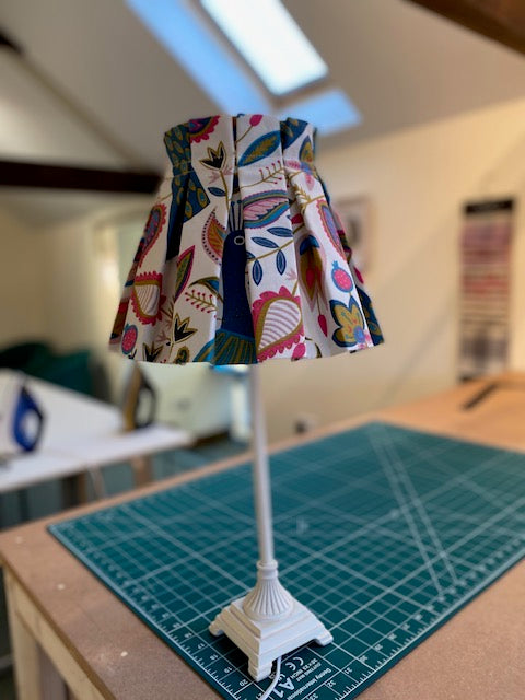 Box Pleated Lampshade Cover Class 6th June
