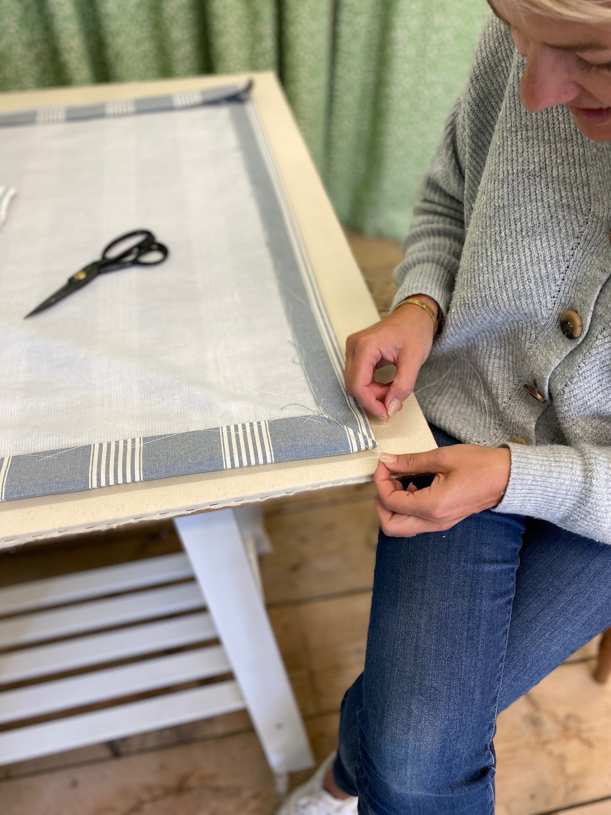Two Day Roman Blind Making Class Summer 2024 Horsehair & Hessian
